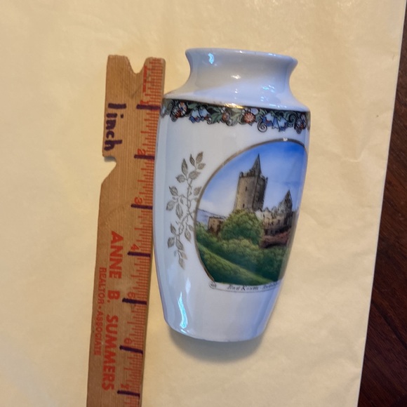 Antique vintage souvenir piece small vase Bad Kosen Rudelsburg written on front - Picture 14 of 15